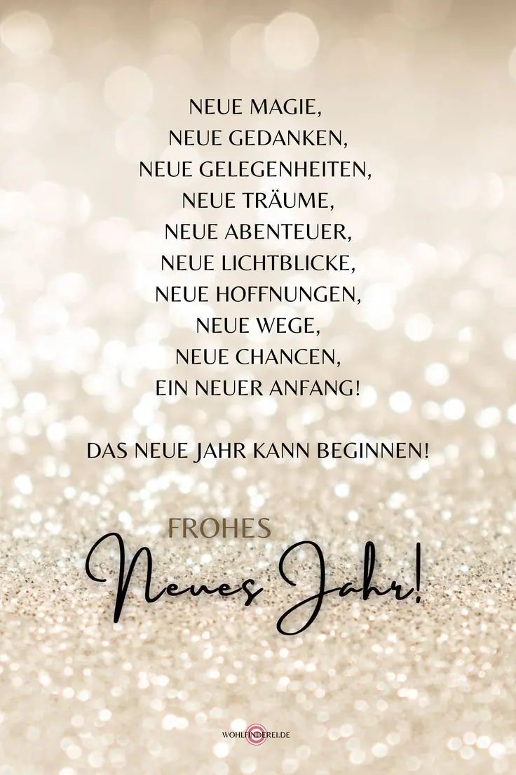 Frohes neues Jahr