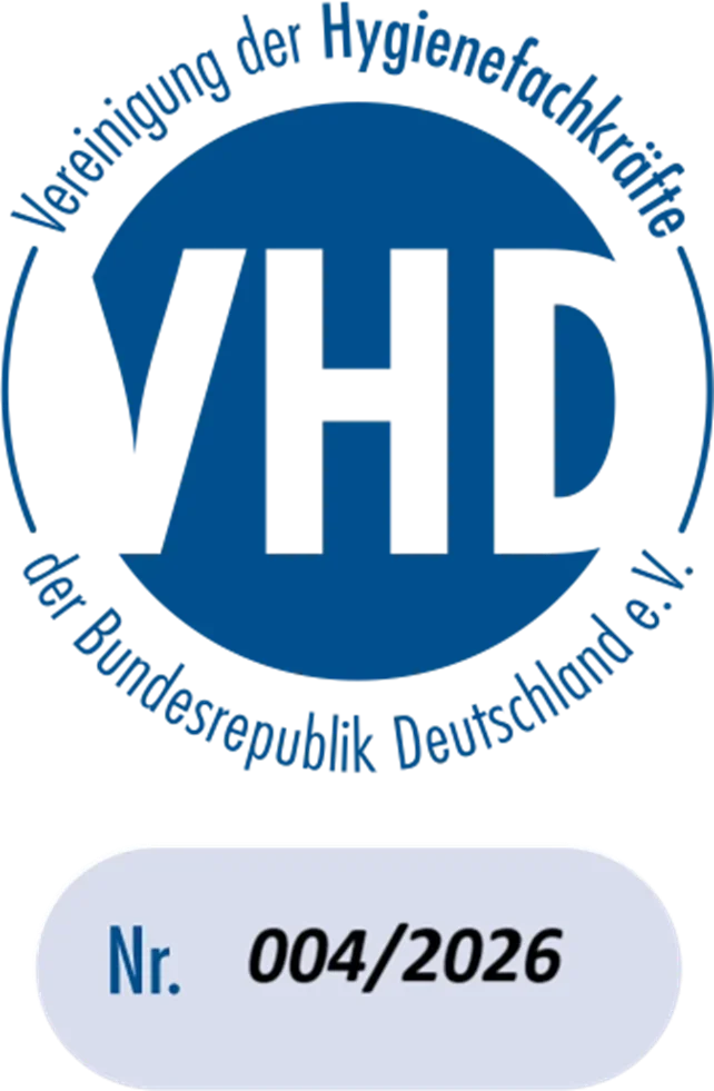 VHD-Gütesiegel Nr. 004/2026 – Hygienebeauftragte(r) im Piercingstudio