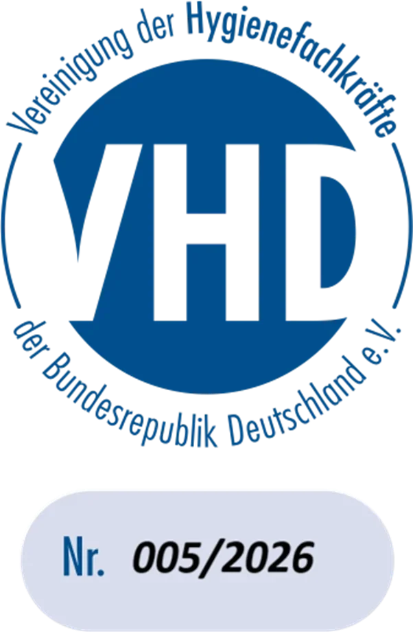 VHD-Gütesiegel Nr. 005/2026 – Hygienebeauftragte(r) in der Podologie